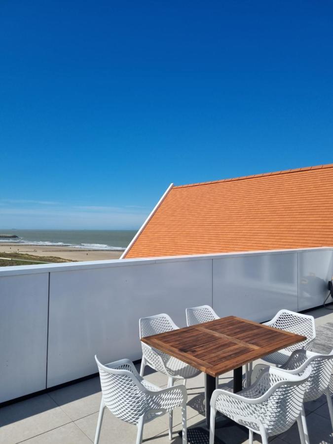 Penthouse Windkracht 10 Aan Het Strand Van Кадзанд Екстер'єр фото